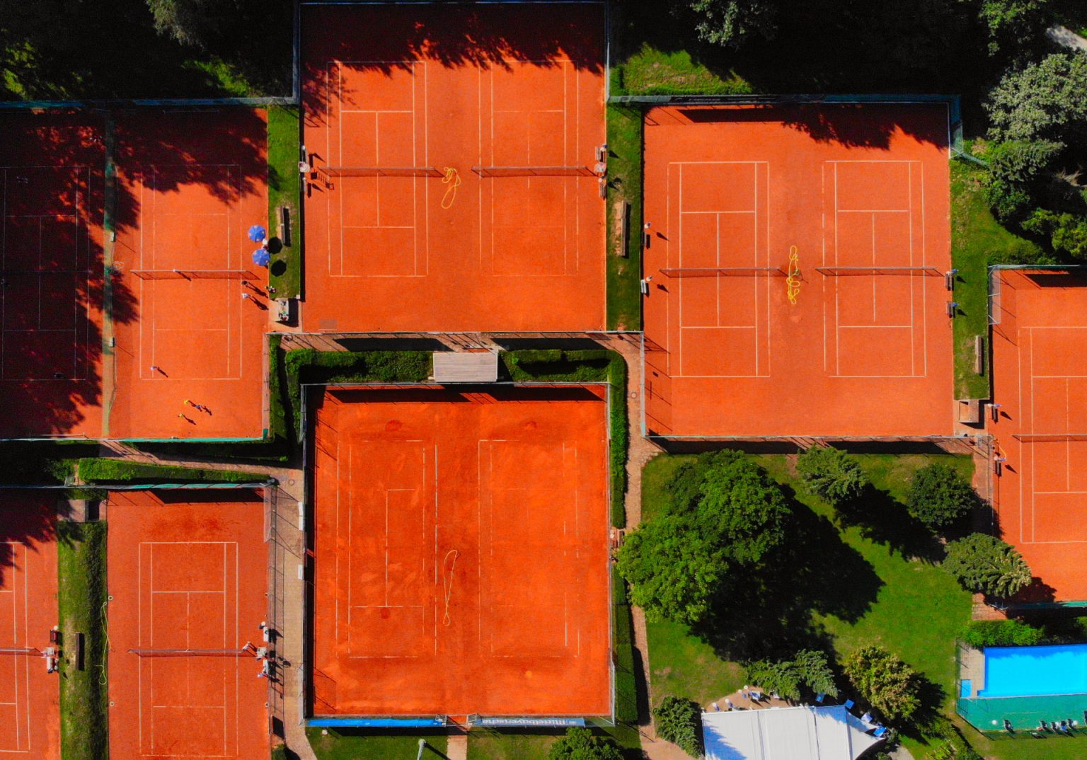 Tennischule Regensburg luftaufnahme